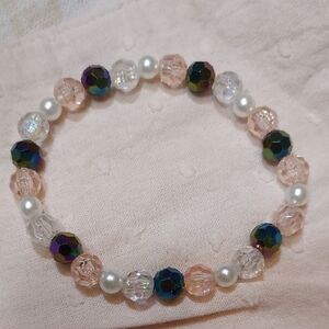 Elegant Handcrafted Multicolor Beaded Bracelet